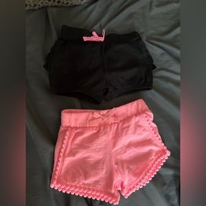 Pink and black jumping beans shorts